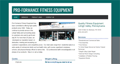 Desktop Screenshot of pro-formancefitness.com