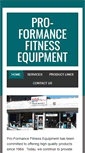 Mobile Screenshot of pro-formancefitness.com